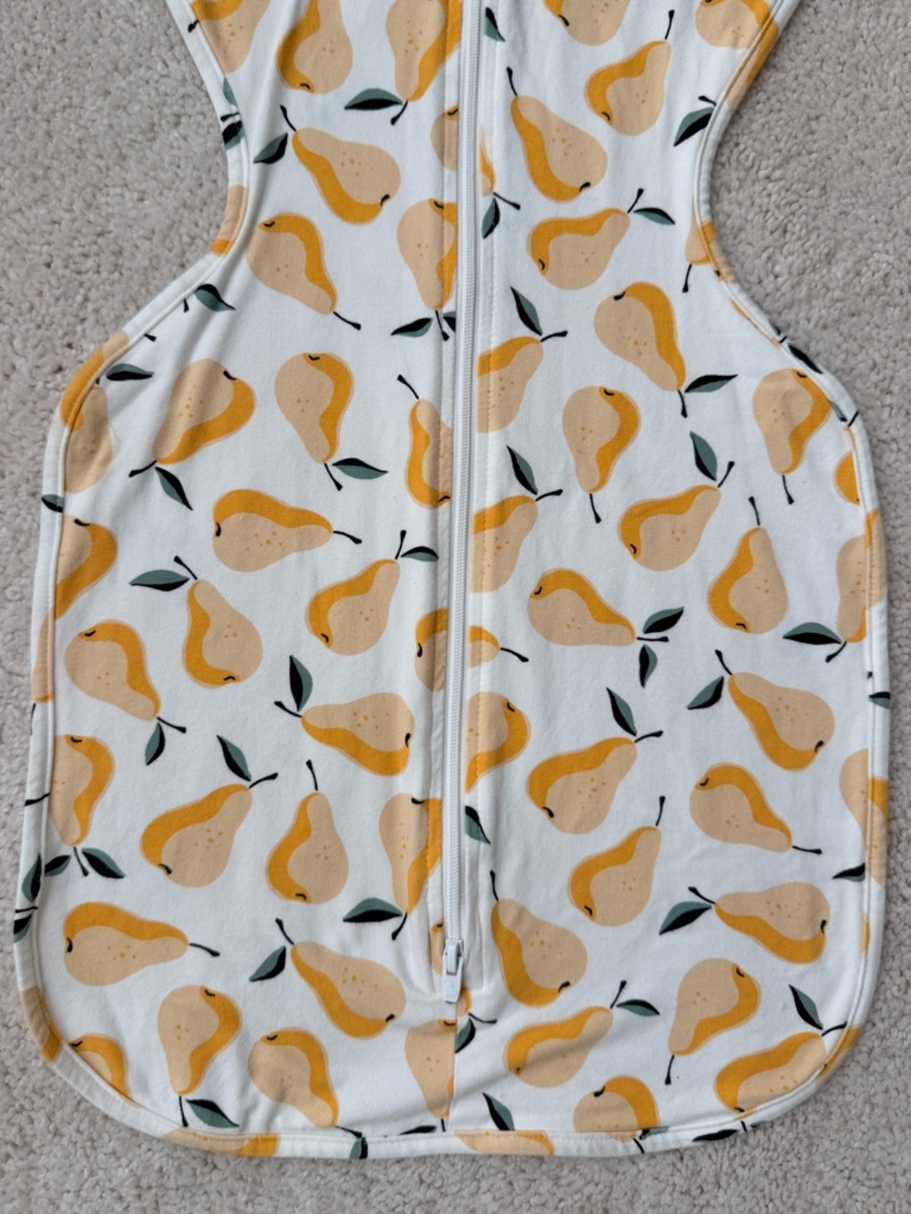 Love to Dream Yellow Pear Print Swaddle Sack - Picture 3 of 8